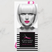 カスタマイズはっきりした可能なヘアサロンギフト証明書 (正面/裏面)