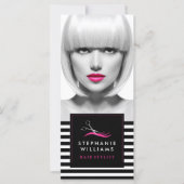 カスタマイズはっきりした可能なヘアサロンギフト証明書 (正面)