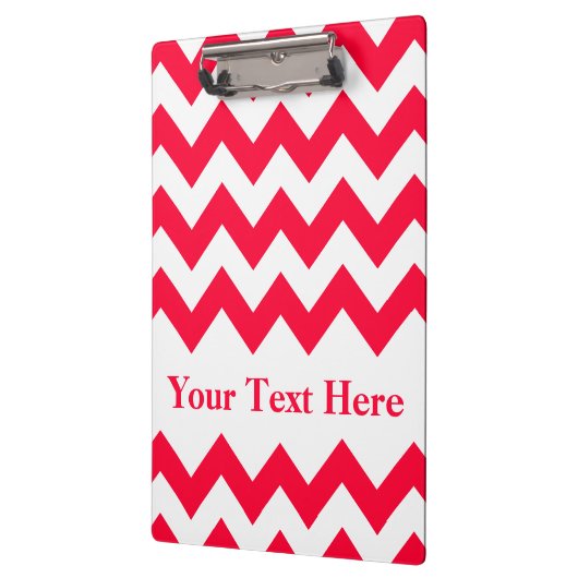 カスタマイズはっきりした可能な文字を備えたRouge Chevron クリップボード (左)