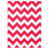 カスタマイズはっきりした可能な文字を備えたRouge Chevron クリップボード (裏面)