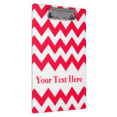 カスタマイズはっきりした可能な文字を備えたRouge Chevron クリップボード (右)
