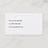 カスタマイズべきあなたのための空白のなカード 名刺 (裏面)