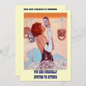 カスタマイズべき初日PLAY~THEATREの招待の~EZ 招待状 (正面/裏面)