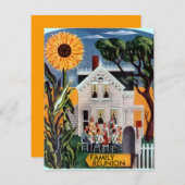 カスタマイズべき家族会のパーティの招待状の~ EZ 招待状 (正面/裏面)