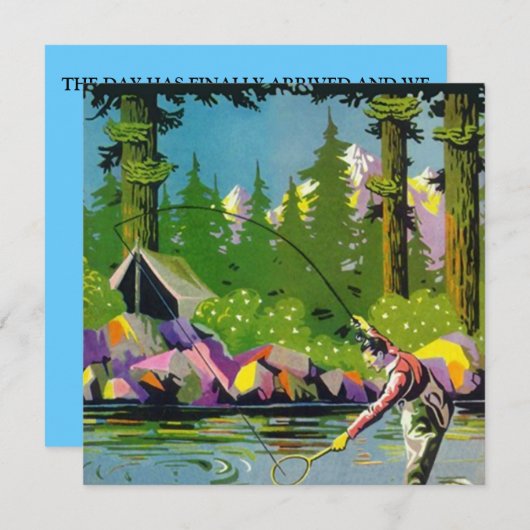 カスタマイズべき退職のパーティの招待状の~ EZ 招待状 (正面/裏面)