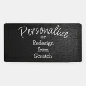 カスタマイズまたはゼロから作成 –  横断幕 (横)