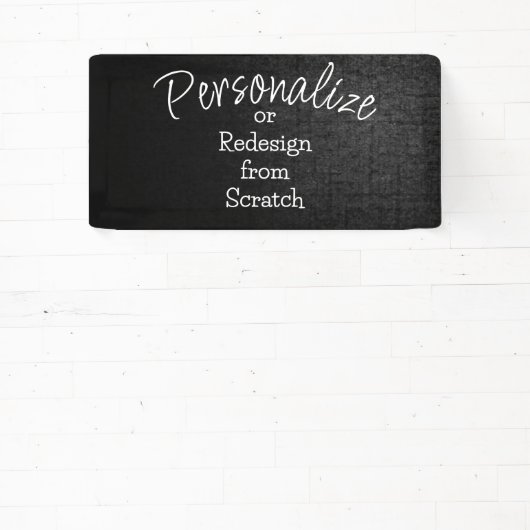 カスタマイズまたはゼロから作成 –  横断幕 (インサイチュ)