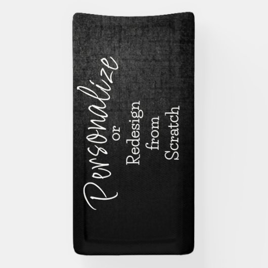 カスタマイズまたはゼロから作成 –  横断幕 (縦)