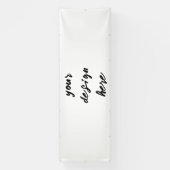 カスタマイズまたはパーソナライズ 横断幕 (縦)