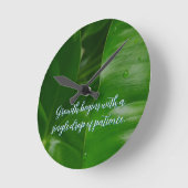 カスタマイズやる気を起こさせる前向き ラウンド壁時計 (傾斜)