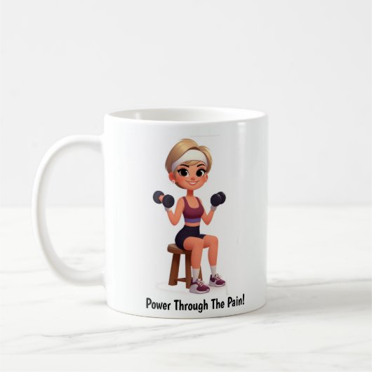 カスタマイズやる気を起こさせる可能なフィットネスコーヒーマグ コーヒーマグカップ (左)