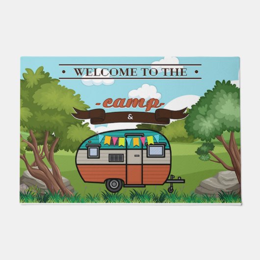 カスタマイズようこそ ドアマット (正面)