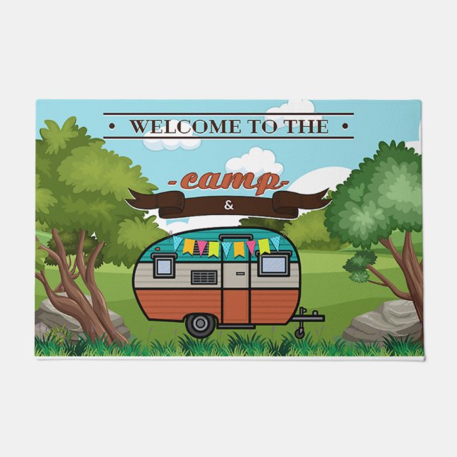 カスタマイズようこそ ドアマット (正面)