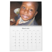 カスタマイズアフリカの顔-カスタマイズ- カレンダー (3月 2026)