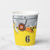 カスタマイズアンダー建築誕生日紙カップ 紙コップ (裏面)