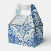 カスタマイズアンティークヴィンテージポルトガルのタイルパターン フェイバーボックス (裏面サイド)