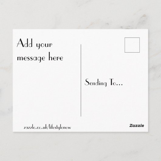 カスタマイズアールデコポストカードエンパイア州建物 ポストカード (裏面)