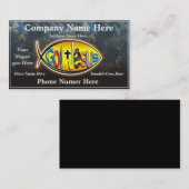 カスタマイズイエス・キリストの魚の名刺- 名刺 (正面/裏面)