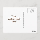 カスタマイズイタリアンハーブはがき ポストカード (裏面)