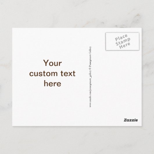 カスタマイズイタリアンハーブはがき ポストカード (裏面)