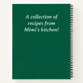 カスタマイズイタリアンレシピブック ノートブック (裏面)