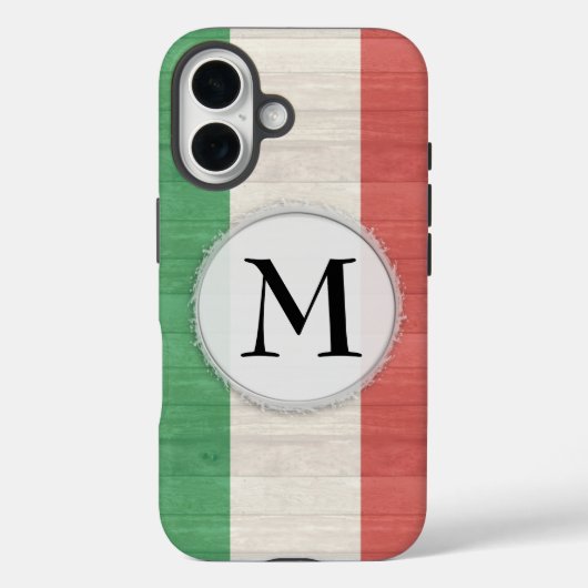 カスタマイズイタリアン可能なフラグケースiPhone 16 Case-Mate iPhoneケース (裏面)