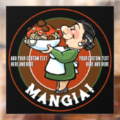 カスタマイズイタリアン可能なレストランピッツェリアプロモーション ウィンドウサイン (シート2)