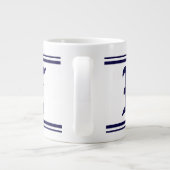 カスタマイズイニシャルジャンボマグ ジャンボコーヒーマグカップ (裏面)