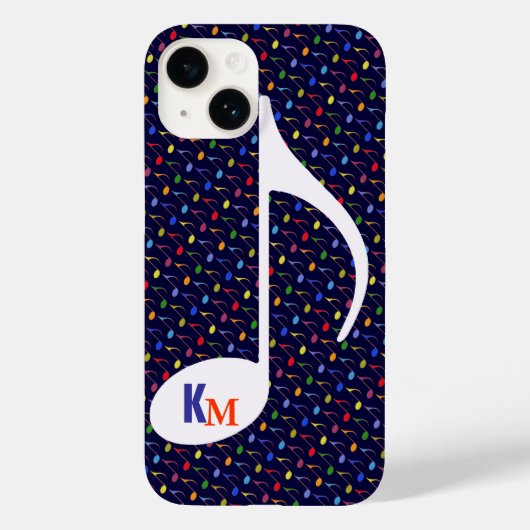 カスタマイズイニシャルミュージカル Case-Mate iPhoneケース (裏面)