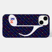 カスタマイズイニシャルミュージカル Case-Mate iPhoneケース (裏面 (横))