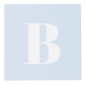 カスタマイズイニシャルモノグラム写真ベビー フォトキューブ (正面)