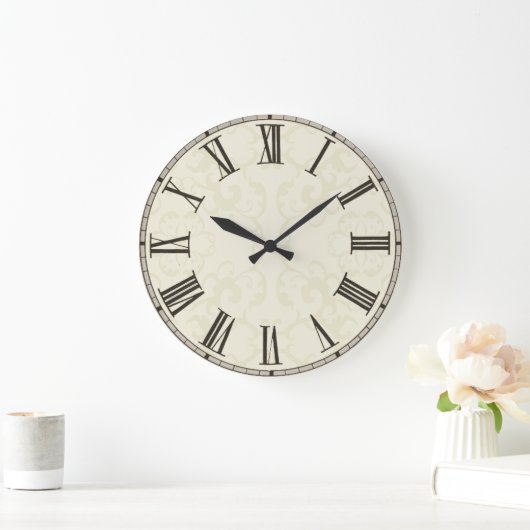 カスタマイズイメージの追加，文字をヴィンテージスタイル時計に ラージ壁時計 (ホーム)