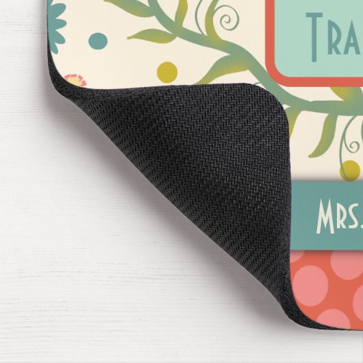 カスタマイズインスパイアEmpowersかわいらしフローラ先生 マウスパッド (コーナー)