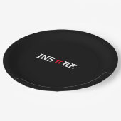 カスタマイズインスパイアPi日Mathematicsギーク ペーパープレート (アングル)