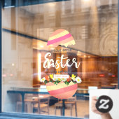 カスタマイズイースター販売卵の花の販売割合 ウィンドウサイン (カフェ窓)