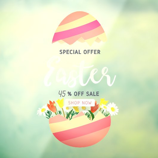 カスタマイズイースター販売卵の花の販売割合 ウィンドウサイン (シート3)