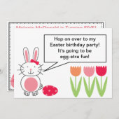 カスタマイズイースター5x7"誕生日の招待状 招待状 (正面/裏面)