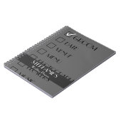 カスタマイズウェディングプランナーのチェックリスト ノートブック (左側)