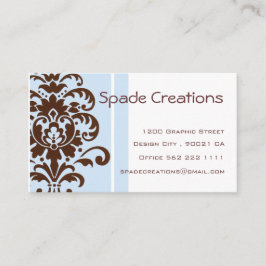 カスタマイズエレガントなダマスク織- 名刺