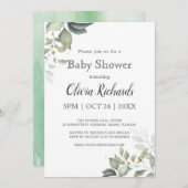 カスタマイズエレガントモダン RSVP 招待状 (正面/裏面)