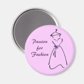 カスタマイズエレガント可能なスローガンでデザインをドレス マグネット (正面/裏面)