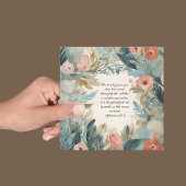 カスタマイズエレガント可能なダウンロード可能フローラフレーム シーズンカード