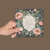 カスタマイズエレガント可能なダウンロード可能フローラフレーム シーズンカード