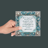 カスタマイズエレガント可能なパールフレーム シーズンカード