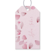 カスタマイズエレガント可能なピンクの花弁ギフト