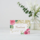 カスタマイズエレガント可能なフローラギフト証明書 割引カード (スタンド正面)