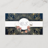 カスタマイズエレガント可能なフローラテンプレート13 名刺 (裏面)