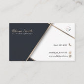 カスタマイズエレガント可能なフローラテンプレート14 名刺 (正面)