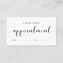 カスタマイズエレガント可能なヘルスプロフェッショナル 予約カード