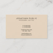 カスタマイズエレガント可能なモダンプロフェッショナルテンプレート 名刺 (裏面)